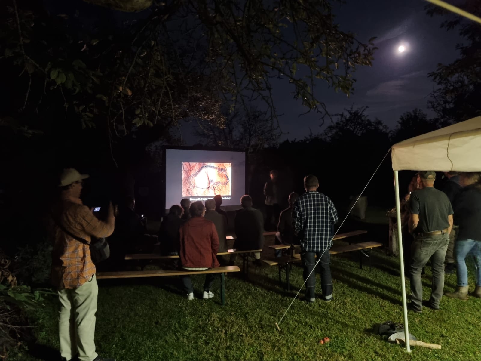 My presentation before the screening 
