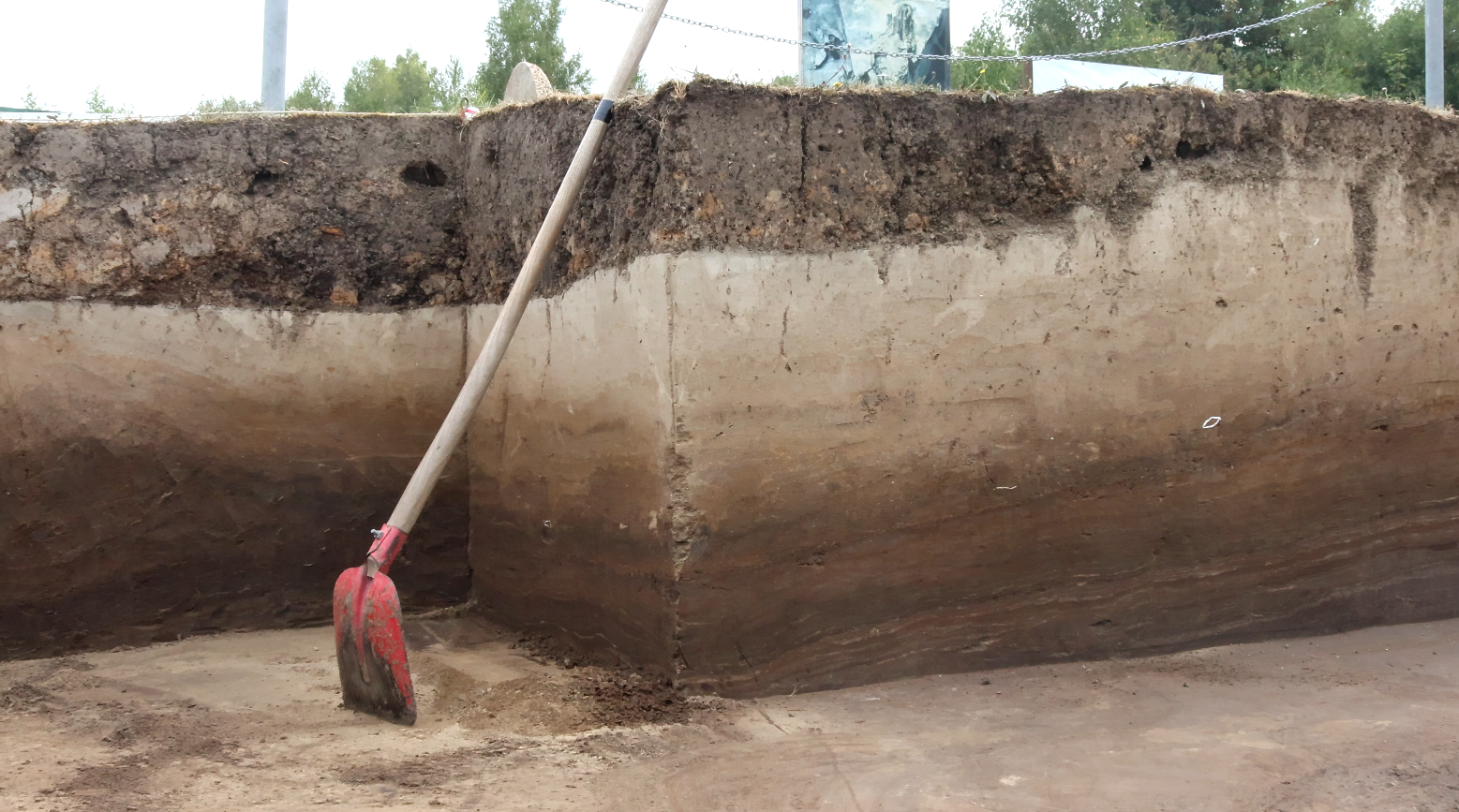 Part of the digging site in Schöningen